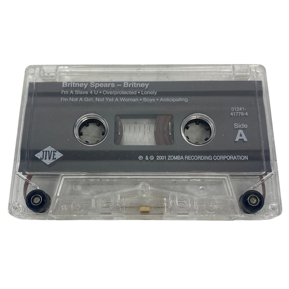Vtg 2001 Britney by Britney Spears Cassette tape Only 01241-41776-4 Jive Zomba